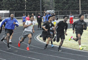 Track and field team powered by experience