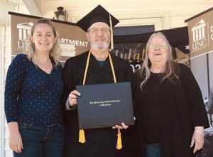 Family throws at-home graduation ceremony