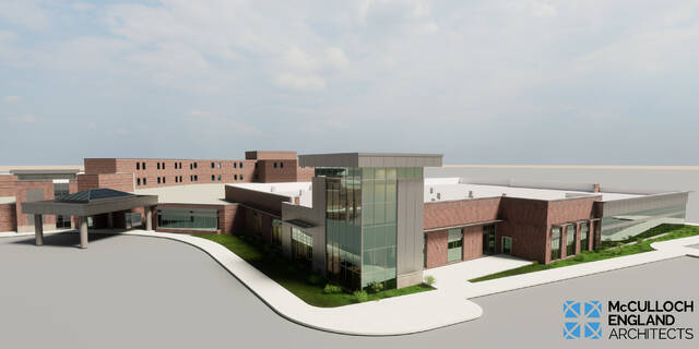 Rendering of the future look of Scotland Health.