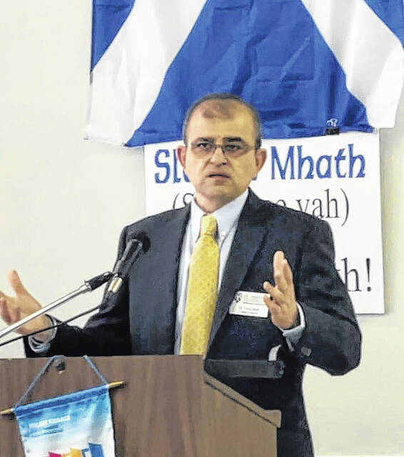 Dr. Tarun Malik emphasized his enthusiasm for the St. Andrews campus.
                                 Photo courtesy of JJ Melton