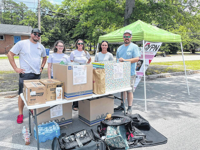 129769202_web1_YPN
The Young Professionals Network (YPN) sponsored and ran the Foster Care Supply Drive for the Scotland County Department of Social Services from June 23-24. We hope to make this an annual thing because it has done really well for this being the first time that we have sponsored this event, in addition to all of the drives and fundraisers that are done for Christmas and other things, this will bridge the gap there, said YPN Vice Chair Brittany Young.