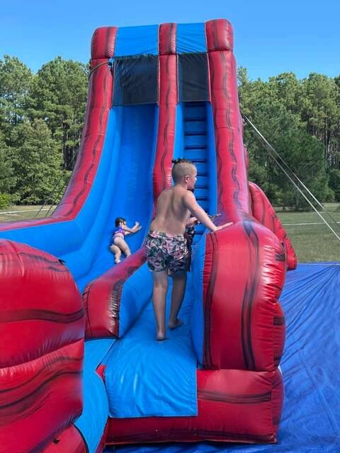 Team Unified president Andre Reeves held an end of the year awards ceremony and cookout for his AAU basketball organization at the Wagram Recreation Center on Sunday.
                                 Contributed by Justin McNickle