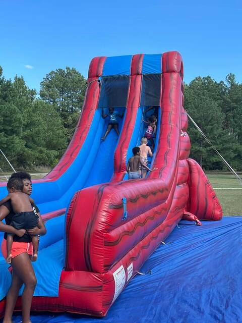 Team Unified president Andre Reeves held an end of the year awards ceremony and cookout for his AAU basketball organization at the Wagram Recreation Center on Sunday.
                                 Contributed by Justin McNickle