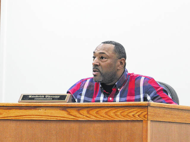 130440724_web1_IMG_1869
Commissioner Kendrick Thomas gave an update to the Wagram Board of Commissioners following a complaint from a resident about standing water in her yard.