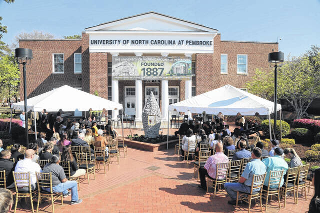130465082_web1_thumbnail_Founders_Day_144499
Opportunity and an intense pride resonated with many who spoke at The University of North Carolina at Pembroke Founders Day event on March 14. Several of the universitys oldest living alumni were recognized during the ceremony.
Courtesy photos