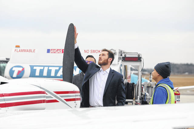 Seth Hatchells interest in flight was sparked at a young age and then fanned by an aeronautics course while an undergraduate student at Liberty University.
                                 Courtesy photo