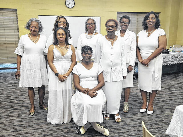 130602749_web1_7726790084653970753
The Laurinburg Branch of the National Association of University Women installed its 2024-26 officers which include Tabatha Burk, Chanel Carmichael, Marie Willis, Beverly Dockery, Kendra Pegues, Sallie Ledbetter, and Annie Blue.
Courtesy photo