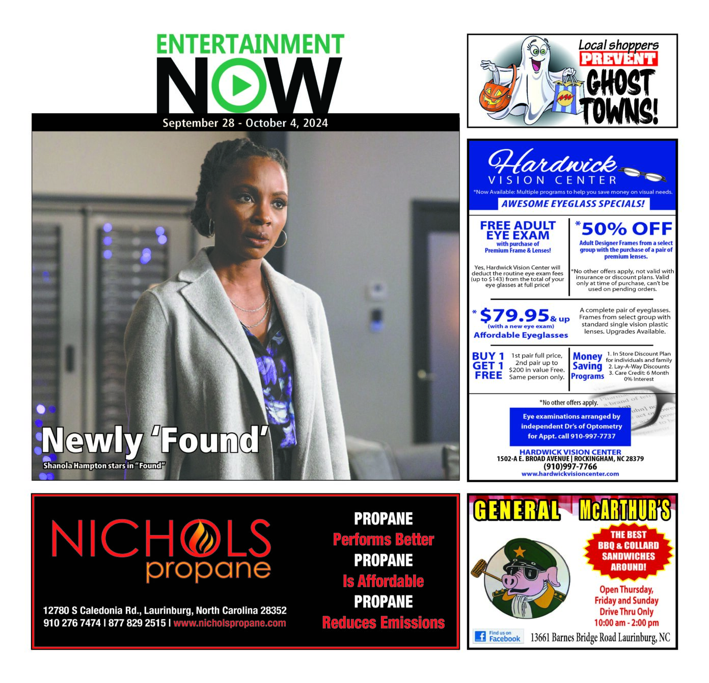 TV Week September 28, 2024 Laurinburg Exchange