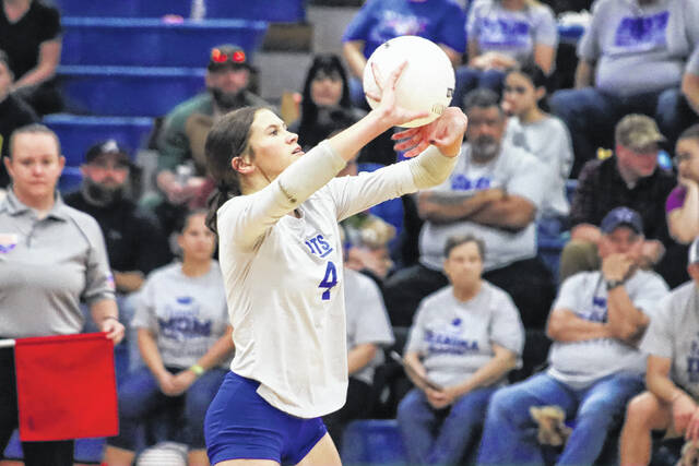 131044089_web1_Scotland-vb-senior-night-pic-3
Scotland senior Addison Johnson was named to the All-Region team on Monday. Here, she sets the ball during Scotlands home sweep of Richmond.
File Photo