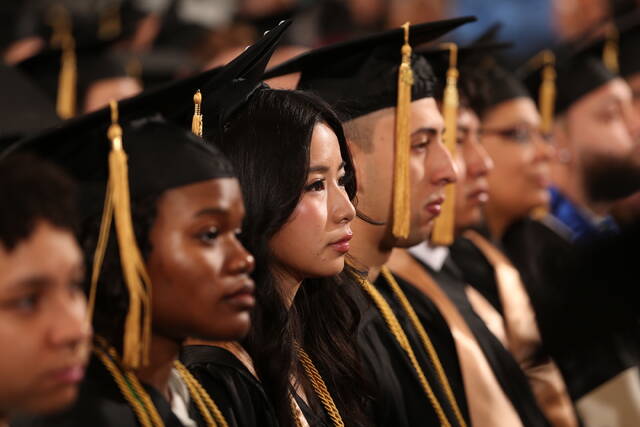 131145181_web1_UnderGraduate_CommencementNEW
A total of 1,010 graduates from 18 states and 20 countries earned degrees during The University of North Carolina at Pembrokes Winter Commencement, held Friday and Saturday.
Courtesy photo | UNCP