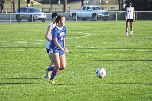 131400244_web1_IMG_4563
Reagan Strickland (6) dribbles the ball during Scotlands home loss to Hoke County on Friday night.
Andrew Smolar | The Laurinburg Exchange