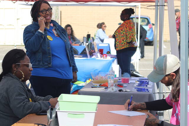131451024_web1_IMG_4358
Community resource vendors converged on Cronly Street this week for Second Chance Day, held by the Scotland County Reentry Program to bring awareness to the assistance available for justice-involved individuals in our community.
Tomeka Sinclair | The Laurinburg Exchange