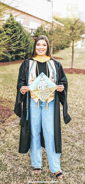 131556840_web1_Tamara-Locklear2
Tamara Locklears road to graduation was shaped by personal battles that would have derailed many. While pursuing her degree, she faced the emotional weight of watching her mother fight Stage 3 cervical cancer, then she was diagnosed with the same disease.
Courtesy photo | Via UNCP