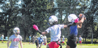 
			
				                                Scots defensive back Ja’kari Monley makes a play on the football during their scrimmage.
                                 Travis Petty Jr | The Laurinburg Exchange

			
		