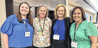 
			
				                                Shown are Caroline N. Smith, PhD., director of Foundation and Scientific Partnerships, The V Foundation for Cancer Research; Laura Fedak, president of Live Like Madison; Paige Humble, director of operations for Live Like Madison; and Kelly Michael, program coordinator of Research and Grants, The V Foundation for Cancer Research.
                                 Courtesy photo | Live Like Madison

			
		