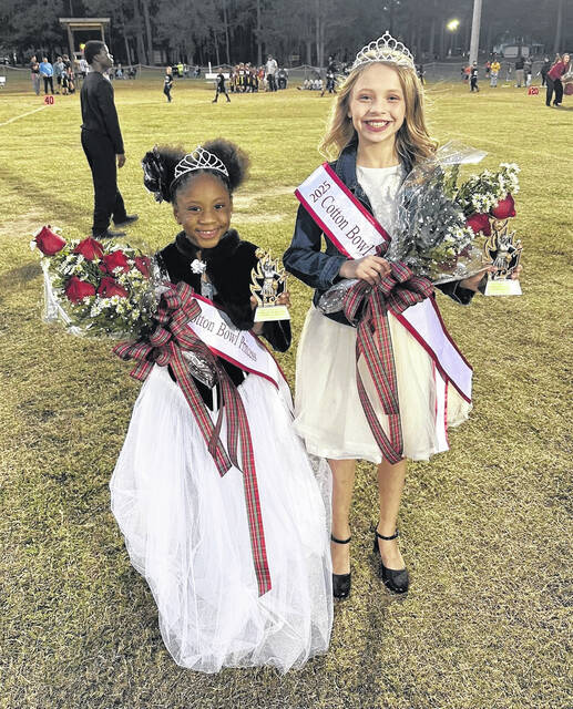 Kiyomi Brown was crowned the 2025 Princess of the Cotton Bowl, and Maven Polston was crowned the 2025 Queen of the Cotton Bowl.
                                 Courtesy photo
