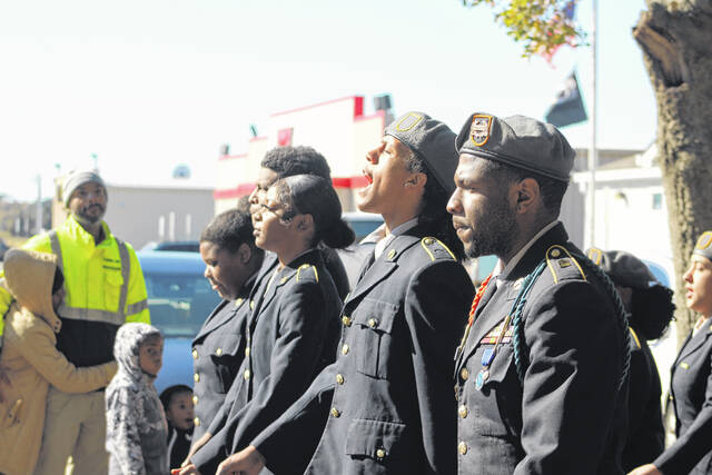 <p>The community joined together on Tuesday to thank those who have served during a Veterans Day event held in Wagram.</p>