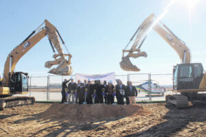Officials break ground on new terminal at Laurinburg-Maxton Airport