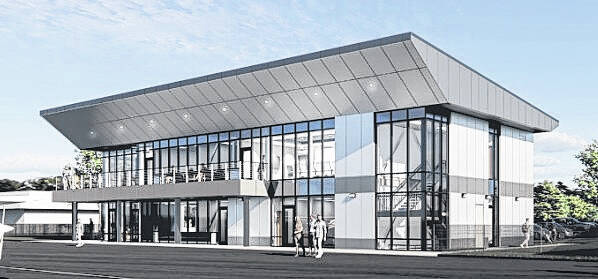 <p>Shown is a rendering of the new terminal to be constructed at the Laurinburg-Maxton Airport.</p>
<p>Courtesy photo | Southeastern Regional Airport Authority</p>