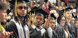 
			
				                                Over the weekend, The University of North Carolina at Pembroke awarded a total of 849 degrees, including 387 conferred through the newly named William Howard Dean Graduate School during Winter Commencement ceremonies. The ceremonies also marked a historic milestone for the university, as UNCP awarded its first-ever doctoral degrees on Friday night, with eight graduates earning the Doctor of Nursing Practice (DNP) in population health.
                                 Courtesy photo | UNCP

			
		