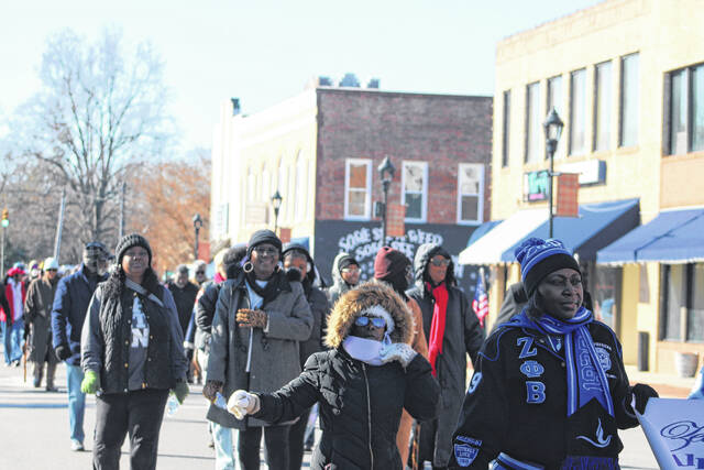 Scotland County community clocks in on MLK Day