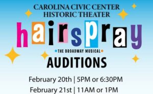 Carolina Civic Center sets auditions for spring shows