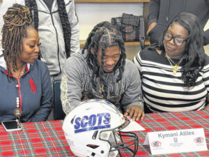 Scotland linebacker Kymani Atiles signs with Louisburg College