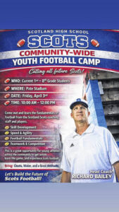 Scotland High to host youth football camp April 3