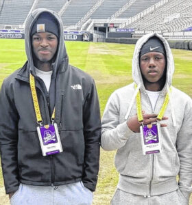 Scotland standouts McLean, George tour ECU campus