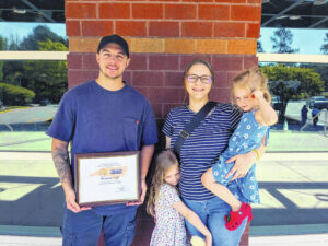 Laurel Hill’s Braxton Lett wins RichmondCC’s Academic Excellence Award