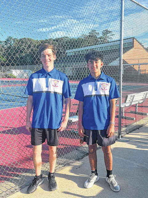 Scotlands Owen McRae, left, and Jackson Hernandez, right, have qualified for Regionals, which will take place May 1 in Burlington. 
                                 Courtesy Photo