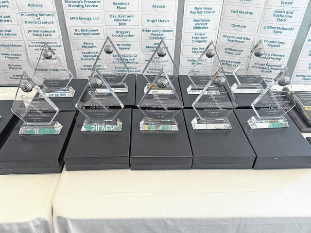 The sponsorship tier awards are awared at the platinum, diamond and gold.
                                 Travis Petty Jr | The Laurinburg Exchange