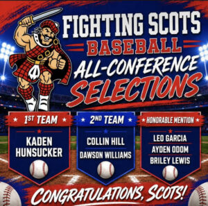 Scots baseball earns multipleAll-Conference honors