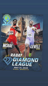 Khaleb McRae to compete in Rabat Diamond League