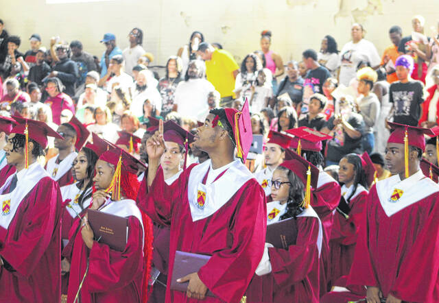 Shaw Academy celebrated its Class of 2026 during commencement exercises held Friday in the school gymnasium.
                                 Photos by Tomeka Sinclair | The Laurinburg Exchange